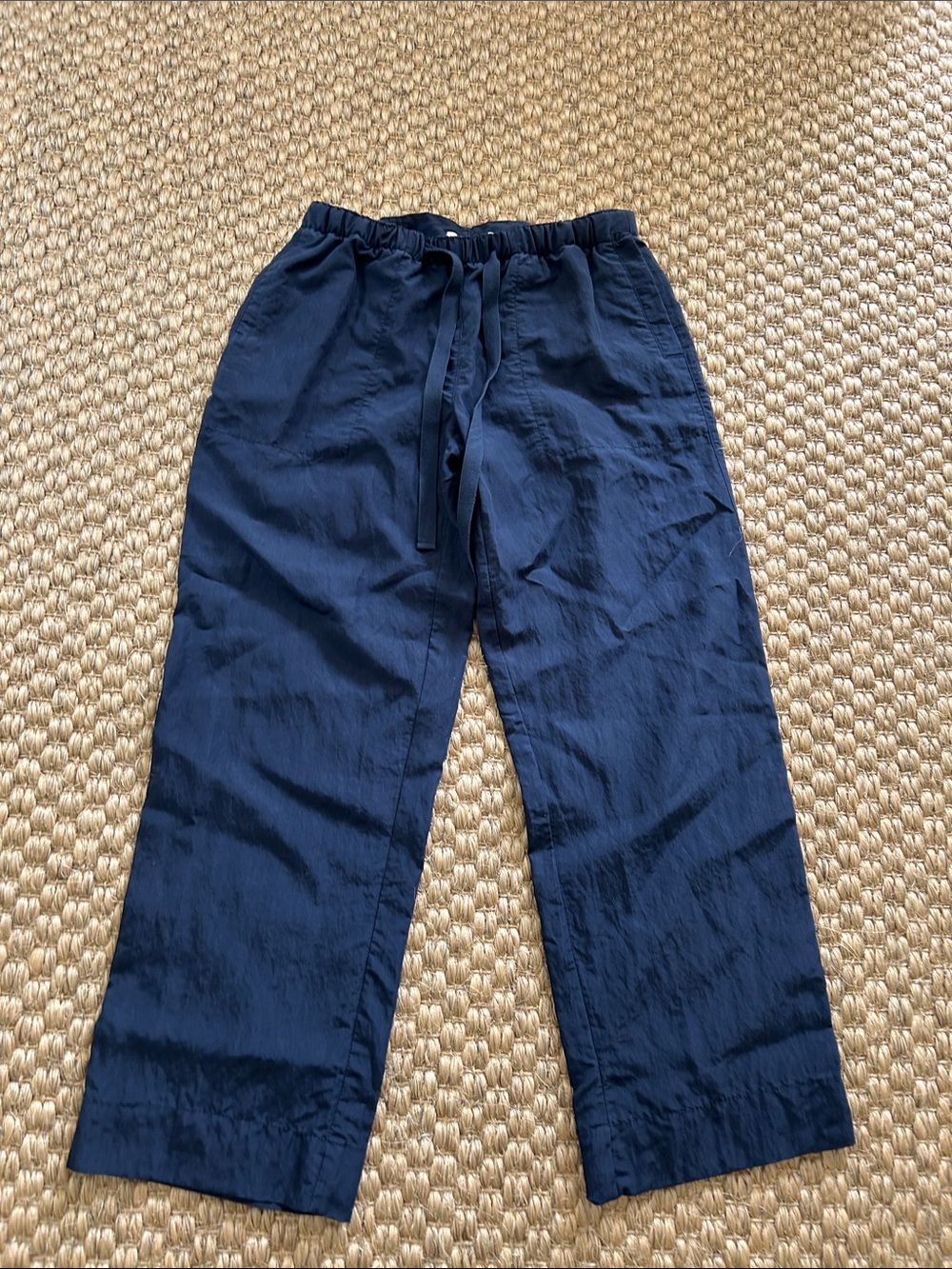Women’s Navy Drawstring Casual Pants